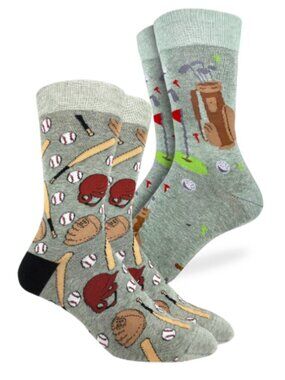 Men's Good Luck Sock Bundle | Golf & Baseball | Mix & Match | NWT